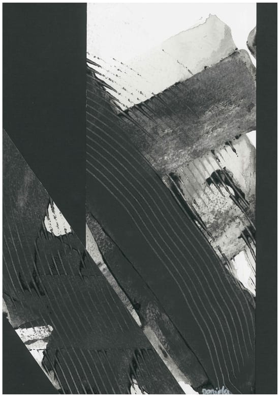 Collision, Chaos and Violent Geometry I, Mixed media on paper
