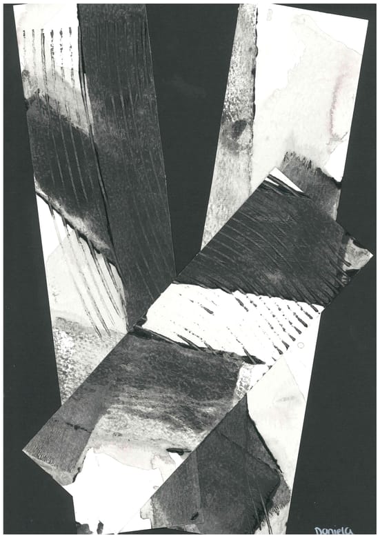 Collision, Chaos and Violent Geometry II, Mixed media on paper